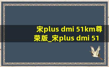 宋plus dmi 51km尊荣版_宋plus dmi 51km尊荣版动力